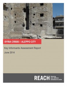 Aleppo City Key Informants Assessment, Syria Crisis